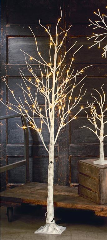 Display Tree - Large Lighted White Birch